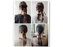 結婚式やパーティ等のヘアアレンジも是非♪