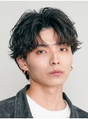 大通メンズパーマツイストスパイラルパーマツイスパ波巻きパーマ