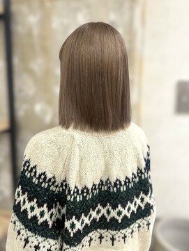 エレン(E L E N) ミルクティーグレージュ/ブリーチなし/ダブルカラー