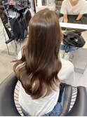 ロング×オリーブブラウン