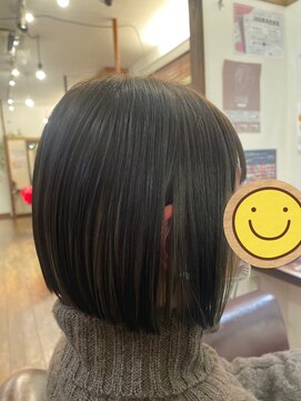 ヘアーメイク スロー(Hair make Slow) 切りっぱなしボブ