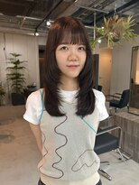 リノバイホヌア(Lino by hoNua.)&nbsp;トレンド！レイヤーカット×ヘーゼルブラウンカラー