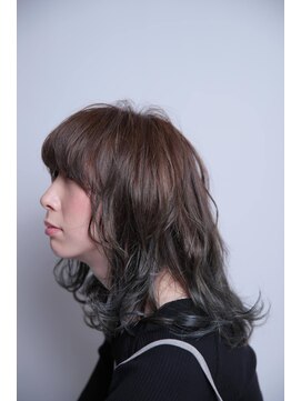 エスアンドエフ美容室 松富店(S&F) 無造作なゆるふわピンクアッシュ