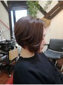 前下がりミディアムショート☆