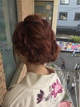 サロンドミルク 原宿(salon de MiLK) サロンドミルク原宿 浴衣アレンジ