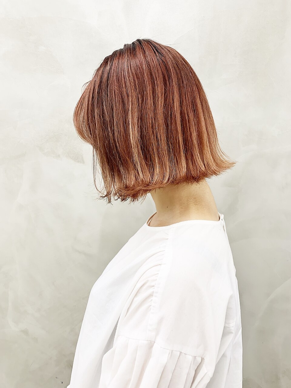 SUN】ハイライトオレンジピンク：L045471347｜ソーコ 渋谷(SOCO)のヘア