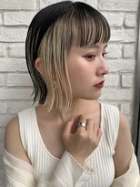 ロンド 表参道店(Lond)&nbsp;【Lond表参道倉崎涼】ミニボブ×ホワイトミルクティ－