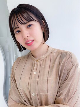 モリオ フロム ロンドン 大宮2号店(morio from London) 【なかじま ひびき】インナーカラー×顎ラインワンレンボブ