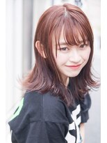 ケイト(kate) 【Kate 大宮】外ハネミディアム×ラベンダーピンク