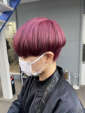 ラニヘアサロン(lani hair salon) ピンクレッド