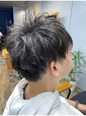 メンズポイントパーマスタイル