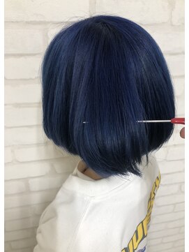 ヘアーリール 横代店(Hair Rire) ディープブルー