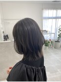 外ハネボブ×ダークオリーブ