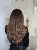 ロングレイヤー/ハイライトカラー/20代30代40代
