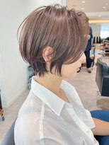 30代/40代/50代・絶壁解消・小顔前下がりショートボブ【中村】