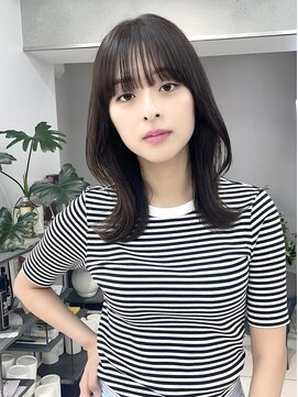 ヴェイン 渋谷(vain) くびれミディ/レイヤーカット/ミディアム/インナーカラー/渋谷