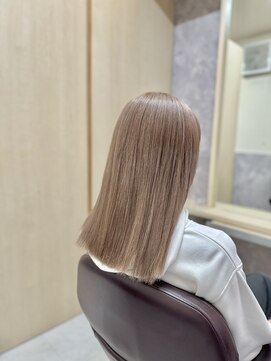 ヘアアンドメイク マオ(HAIR&MAKE MA`O) ベージュカラー