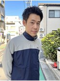 スパイキーショート ザクザクショート 短髪 アップバング 眉毛