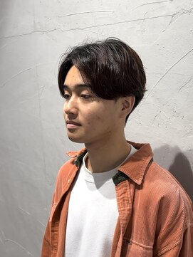 ガオプロデュースバイレボ(gao produced by revo) 【曽我尾真生】センターパート/ニュアンスパーマ/メンズ