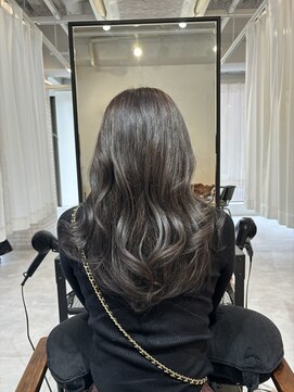 トリムバイエンヴィ(tlim by ENVY) ブリーチなしダブルカラー/韓国風ヘア/ダークグレージュ