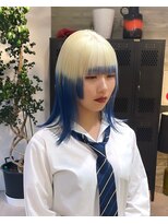 ヲタク(wotaku.)&nbsp;ルーツカラーダブルカラーケアブリーチオンブレハイトーン前髪