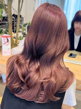 ノイ(noi) 顔周りレイヤーカットくびれヘアミルクティーベージュカラー