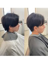 ザワン(The one)&nbsp;ダークアッシュ/ニュアンスパーマ/韓国マッシュ/スペインカール