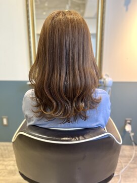 ヘアーサロン キー(Hair salon key) 大人×ベージュ×ミディアム