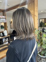 サニー サイド(Sunny Side)&nbsp;ミディアム × バレイヤージュ