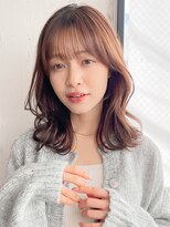 アグノス 青山(Agnos)&nbsp;小顔 似合わせカット メルティーカラー ウェーブミディアム