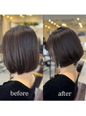 【Cote表参道】20代30代40代大人ボブ/前下がりボブ/ショートボブ