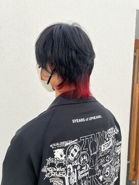 チトセ 遠石(CHITOSE) マッシュウルフ×デザインカラー