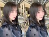 時短で可愛く☆前髪カット＋前髪パーマ＋１stepTR￥6980