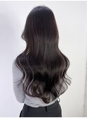 ロング韓国ヘアくびれヘア美髪顔周りレイヤー_ba544222