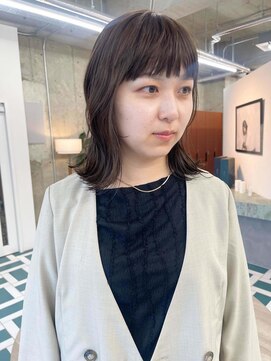 ノエ(noe) くびれヘア/アプリコットオレンジ/ハイライトカラー/栄r149