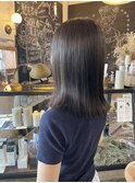 切っぱなしヘア