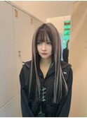 アンブレラカラー×長さだしエクステ/酸性ストレート