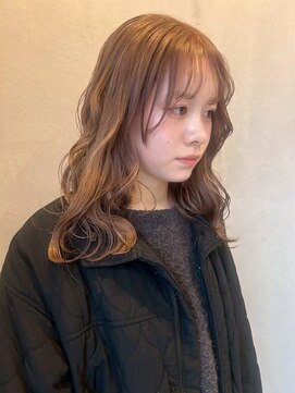 ラヴィズム 長岡店(LUVISM) ◎ダブルカラー韓国ヘアー顔周りレイヤーおくれ毛ボブ長岡/宮関