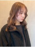 ◎ダブルカラー韓国ヘアー顔周りレイヤーおくれ毛ボブ長岡/宮関