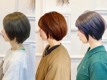 リコント(Re:cont)の写真/12種の植物エキスと4種の毛髪保護成分で繰り返すカラーにも髪と頭皮に優しくグレイヘアも美しく染まる◎