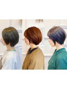 12種の植物エキスと4種の毛髪保護成分で繰り返すカラーにも髪と頭皮に優しくグレイヘアも美しく染まる◎