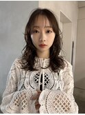 黒髪/小顔/クラゲヘアー/オリーブグレー/ココアベージュ/渋谷