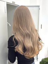 サンクプロジェクト(cinq PROJECT) 明るめラベンダーミルクティーベージュ韓国ミディアムレイヤー