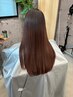カット オーガニックストレート カラーリタッチ ¥18300