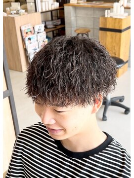 エッジ(EDGE) 大分メンズ刈り上げショートマッシュツイストスパイラルパーマ