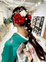 アエル 宝塚南口駅前店(aeru)&nbsp;成人式ヘアアレンジ【宝塚南口駅前駅】