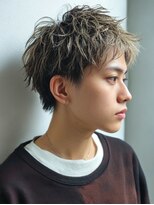 TELA HAIR 石岡店【テーラヘアー】【4月15日NEW OPEN（予定）】 &nbsp;シルバーアッシュ×アップバング【ＴＥＬＡＨＡＩＲ 石岡】