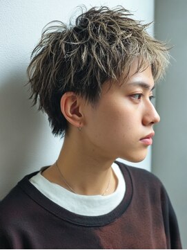 TELA HAIR 石岡店【テーラヘアー】【4月15日NEW OPEN（予定）】  シルバーアッシュ×アップバング【ＴＥＬＡＨＡＩＲ 石岡】