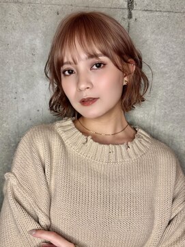 クーエフー(coo et fuu) 10代20代30代大人かわいい秋韓国へア艶感アッシュグレージュ