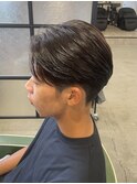 松戸駅/刈り上げセンターパート/曲がる縮毛矯正